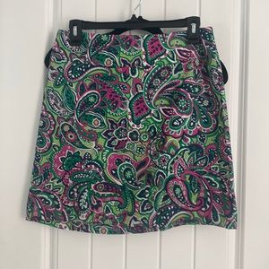Talbots patterned skirt